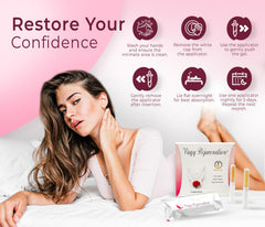 Vagy Rejuvenation comparación de tamaño para ver las dosis por aplicación
