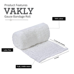 Vakly textura de gasa cercana que muestra suavidad y absorción
