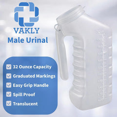 Vakly cuerpo translúcido con marcas graduadas para medición precisa