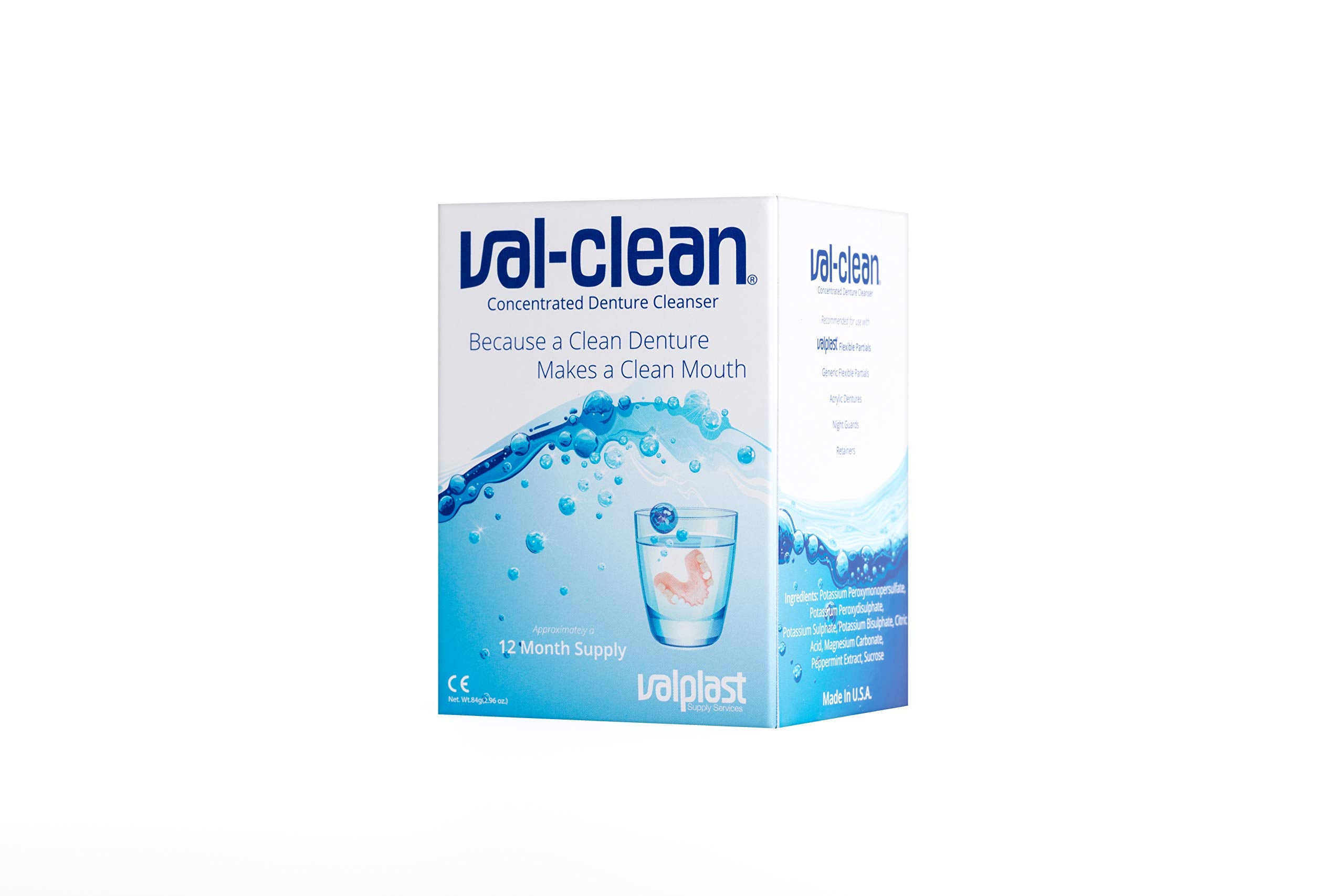 Val-Clean envase frontal mostrando etiqueta y claridad para limpieza eficaz
