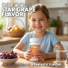 VAL close-up de ingredientes y vitaminas que refuerzan absorción