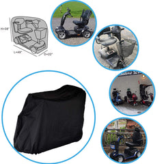 Valchoose comparación de tamaño junto a un scooter para referencia visual