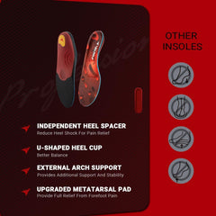 VALSOLE close-up del arco alto que mejora la alineación y distribución de carga