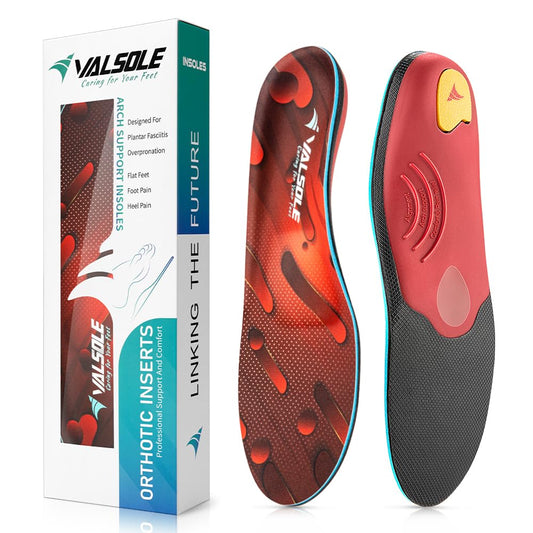 VALSOLE empaque frontal mostrando plantillas y talla para confianza
