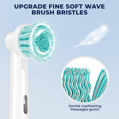 valuabletry cabeza instalada en mango Oral-B demostrando compatibilidad segura