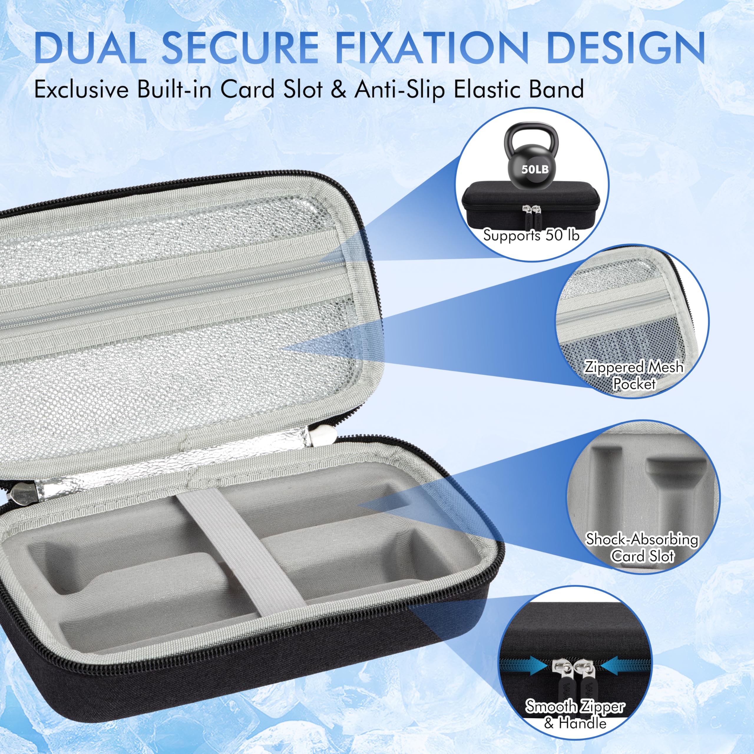 vamctry pack de gel reutilizable detalle que mantiene frescura