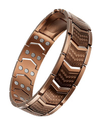 vapeples pulsera frente mostrando diseño escudo y presencia elegante