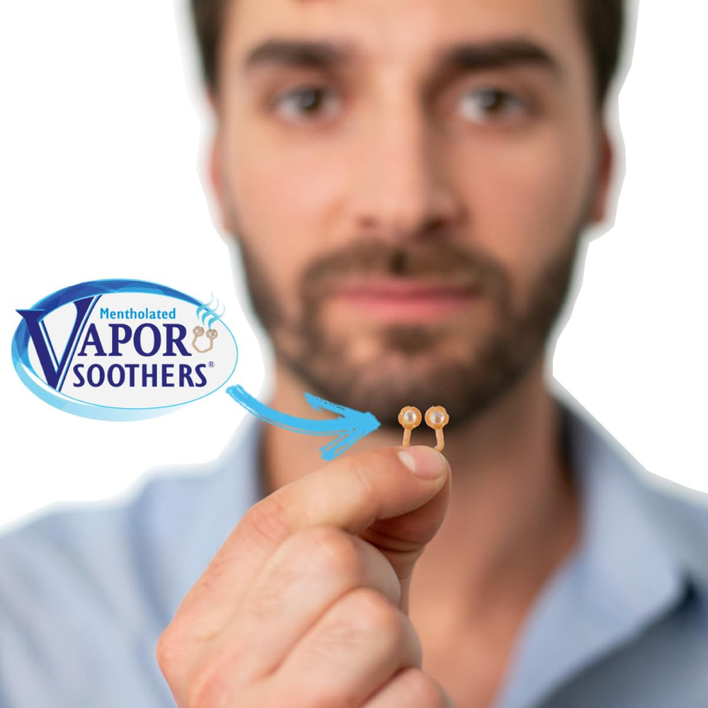 Vapor Soothers primer plano del clip nasal destacando su textura cómoda