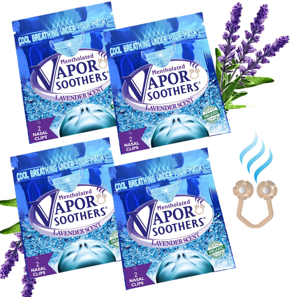 Vapor Soothers frente del empaque mostrando cantidad y aroma
