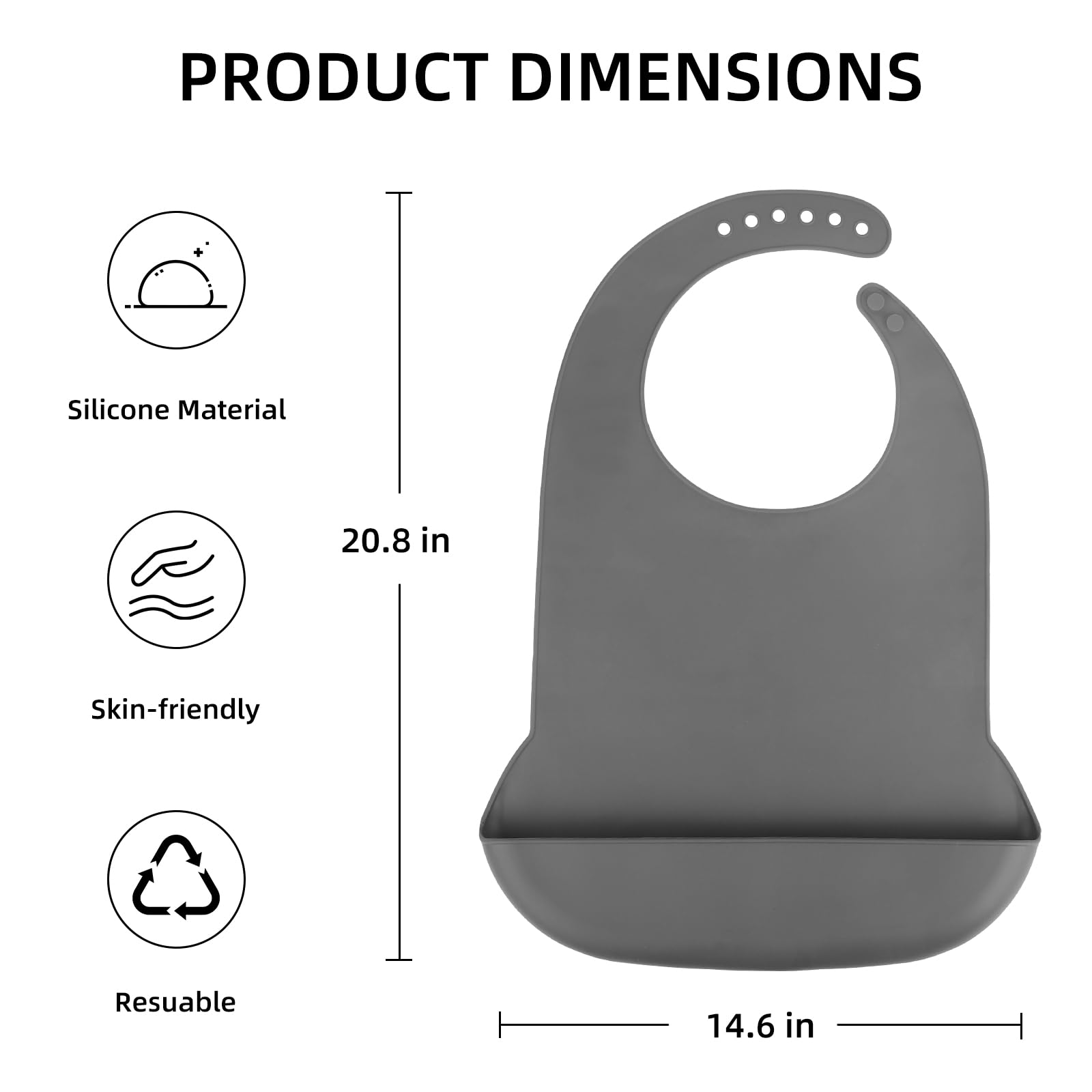 varlldibao textura de silicona suave, higiénica y resistente
