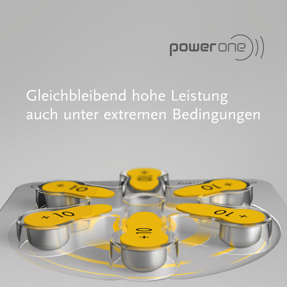 VARTA Power one pila con lengüeta retirada, lista para activar y usar