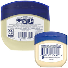Vaseline textura cremosa con manteca de cacao para hidratación intensa