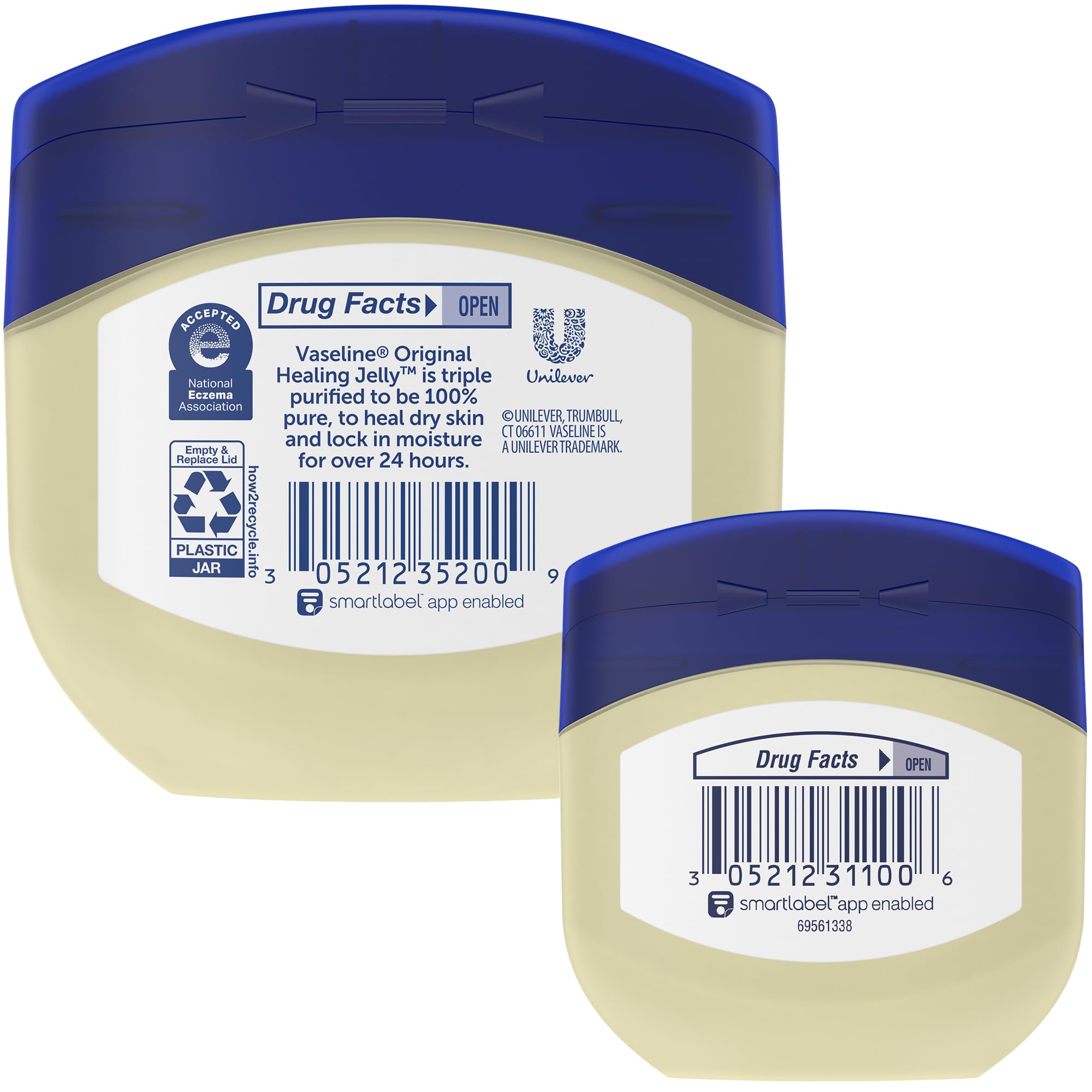Vaseline frasco pequeño en bolso ideal para llevar y proteger la piel