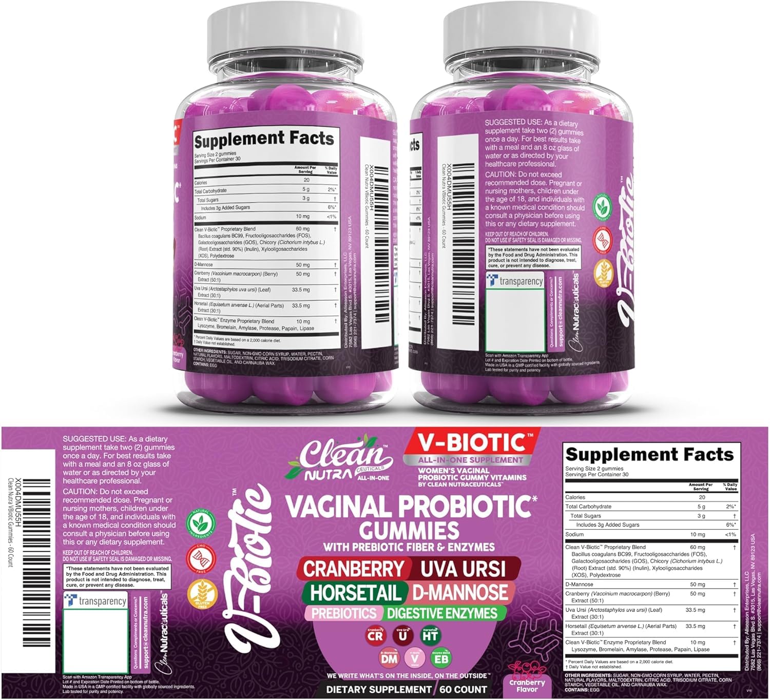 Escena de mujer usando Vbiotic Gummies en entorno relajado para bienestar diario Clean Nutraceuticals