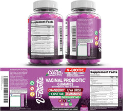 Escena de mujer usando Vbiotic Gummies en entorno relajado para bienestar diario Clean Nutraceuticals