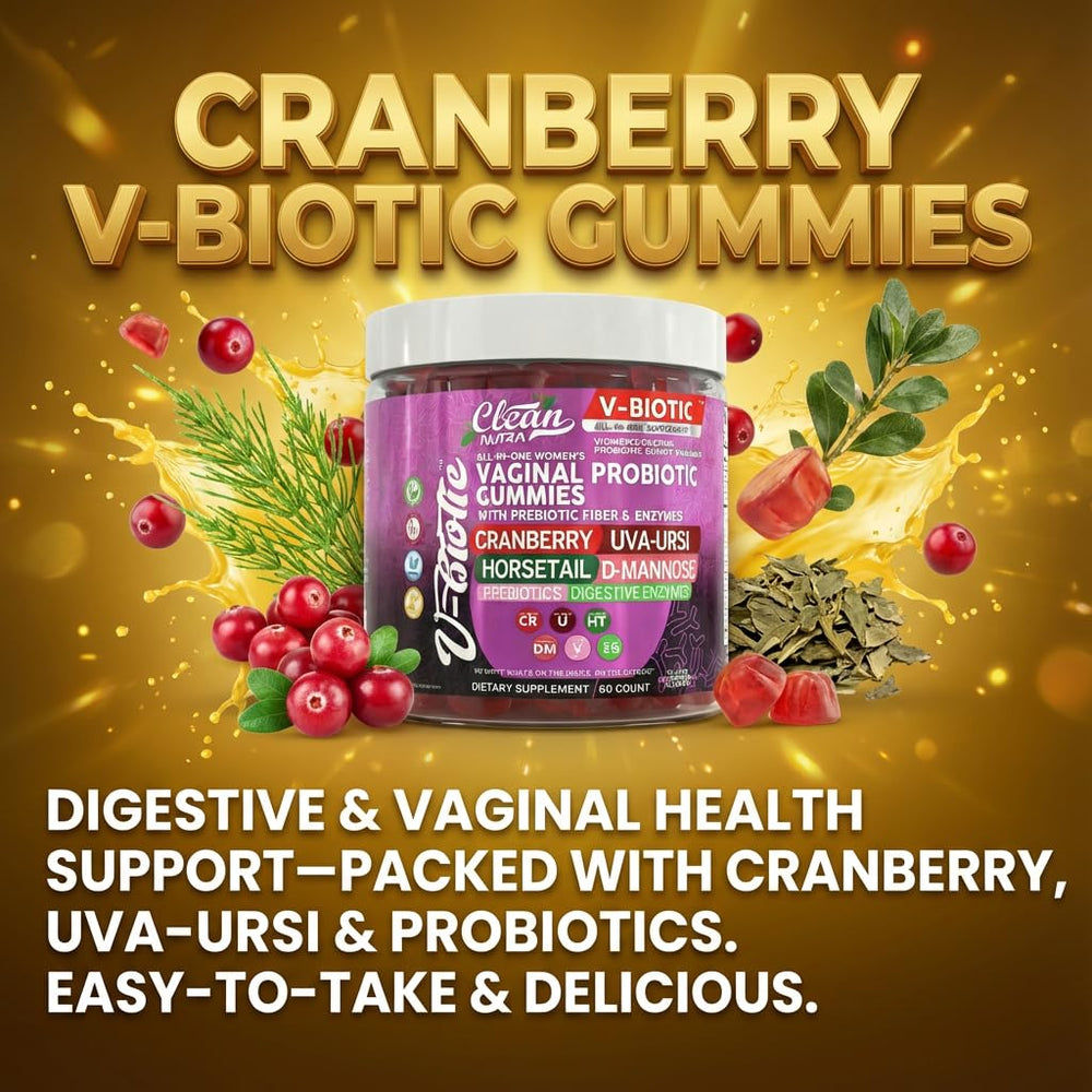 Vbiotic Gummies en el interior de un bolso para uso diario y conveniencia Clean Nutraceuticals