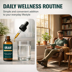 Vbolre Skaal Ancient Drops etiqueta legible con información nutritiva visible