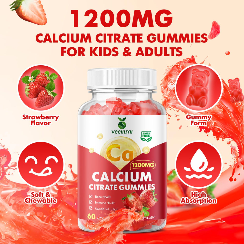 VCCHUYH etiqueta con información nutricional que indica 1200 mg por porción