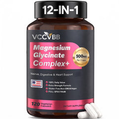 VCCVBB envase frontal del complejo 12 en 1 mostrando etiqueta clara y beneficios