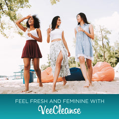VeeFresh etiqueta con ingredientes legibles y beneficios informativos