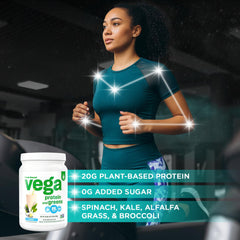 Vega batido preparado en vaso, listo para consumir tras entreno