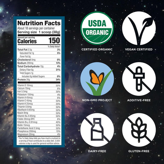 Vega polvo detalle de textura fina que se disuelve rápido sin grumos