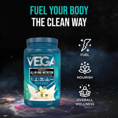 Vega ingredientes vegetales kale y espirulina visibles para aporte de superalimentos