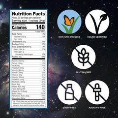 Vega cucharada con porción de proteína, control y conveniencia