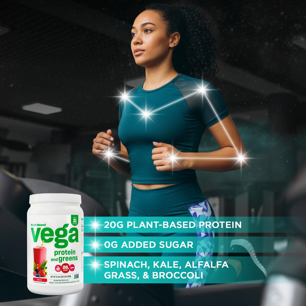 Vega cucharada en shaker demostrando fácil disolución y conveniencia