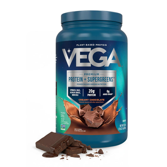Vega empaque frontal mostrando presentación y beneficio nutricional