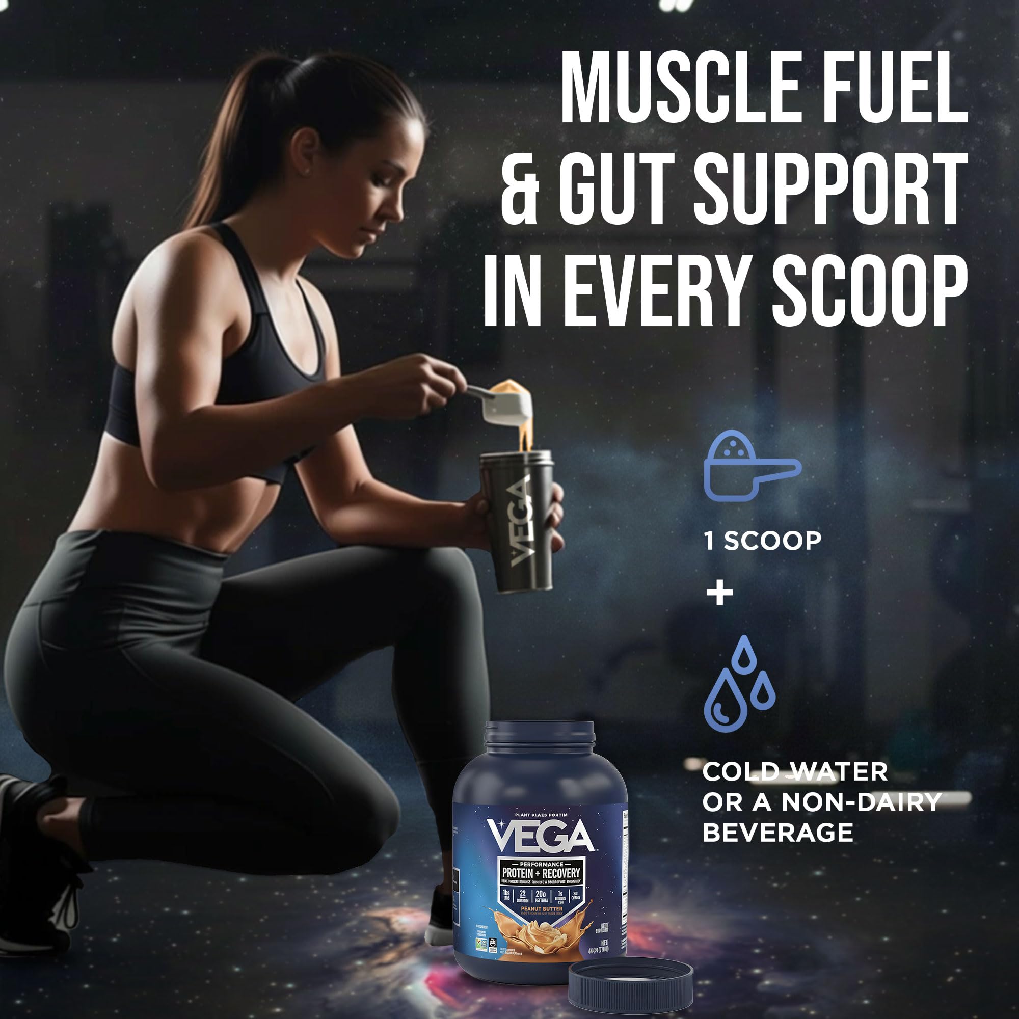 Vega batido mezclado con leche de avena, cremosidad sin lácteos