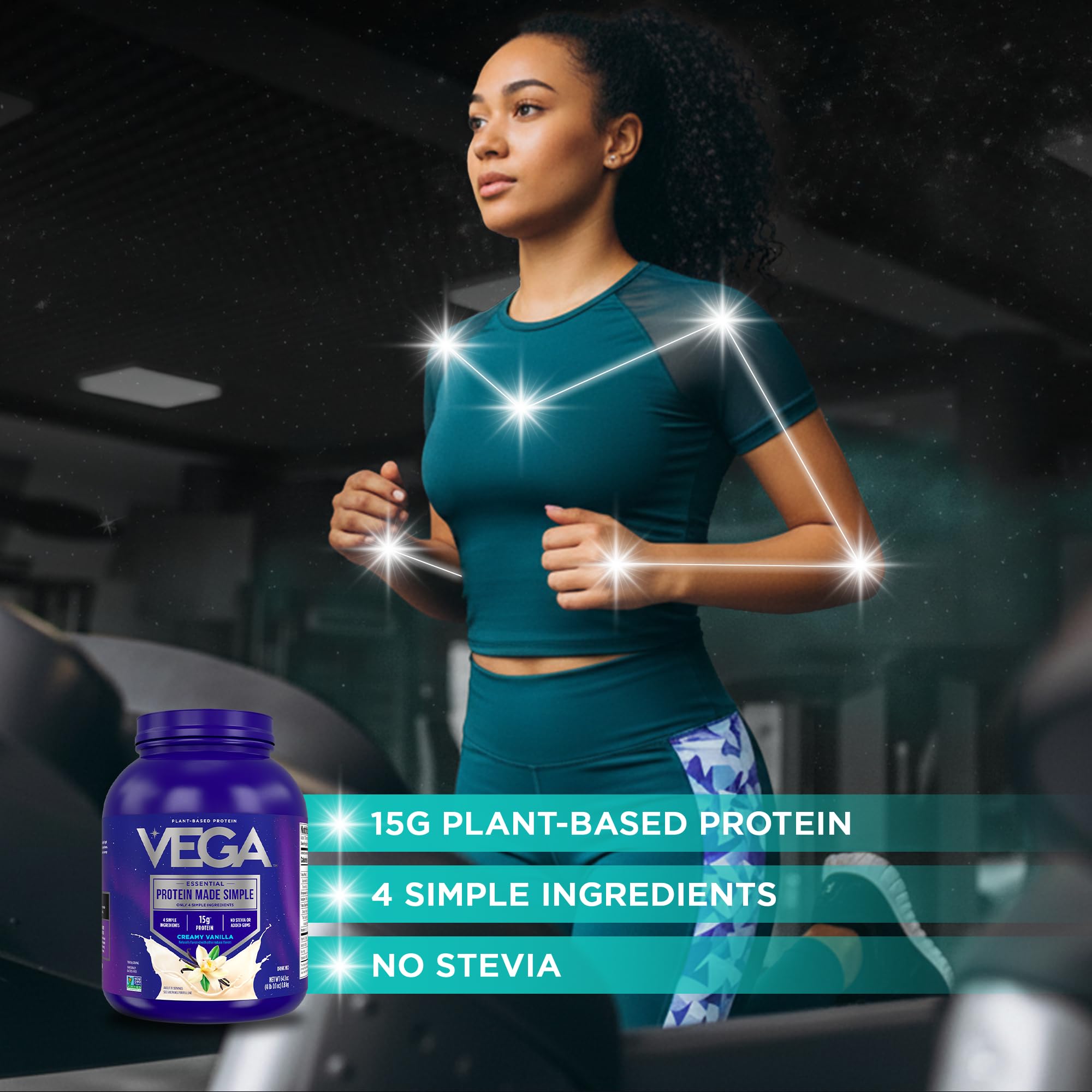 Vega preparación en licuadora para batido cremoso y rápido