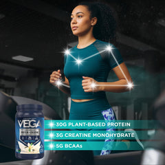 Vega cucharada medidora mostrando 1 scoop con precisión