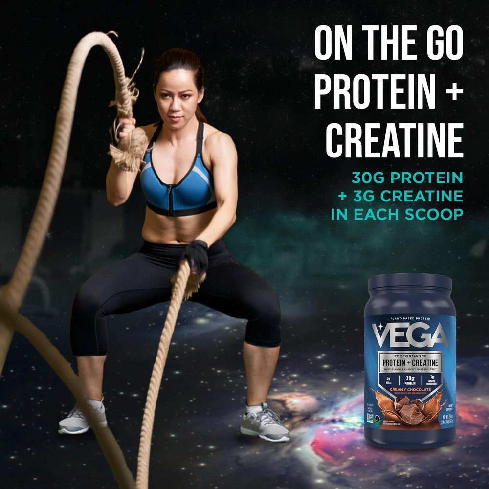 Vega smoothie de desayuno preparado con proteína para energía matutina