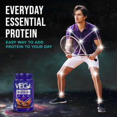 Vega batido listo en vaso ideal para llevar y energía