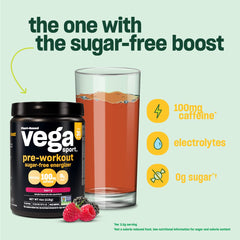 Vega Sport producto en uso en gimnasio aportando enfoque antes del entrenamiento