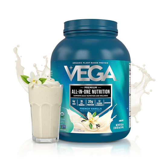 Vega primer plano textura del polvo suave y homogénea para mezclar fácil