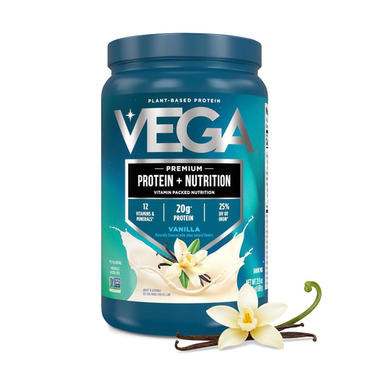 Vega frasco frontal Vainilla mostrando envase y facil uso