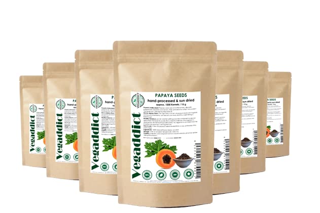 Vegaddict estilo de vida: semillas junto a ensalada saludable en mesa