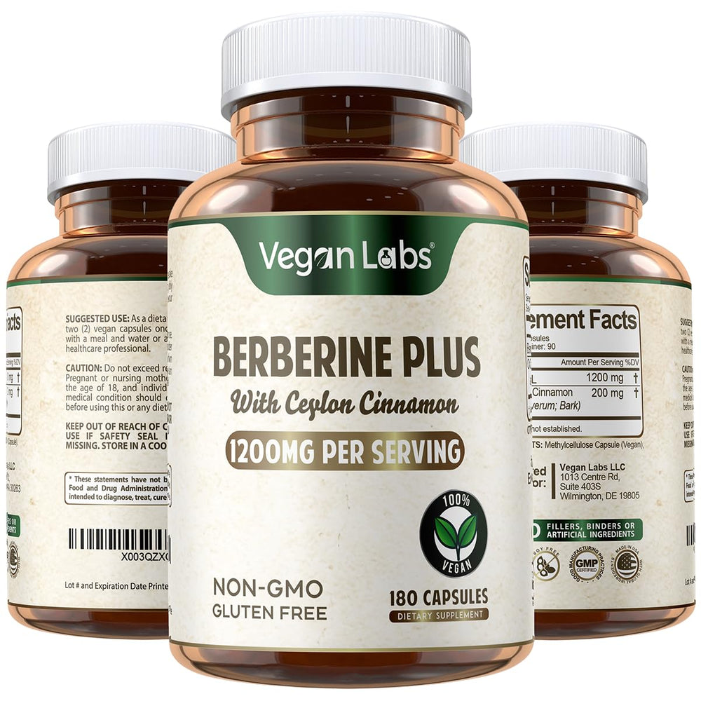 Vegan Labs envase frontal mostrando la marca y el beneficio de ingredientes puros