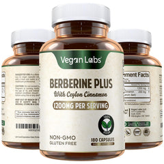 Vegan Labs envase frontal mostrando la marca y el beneficio de ingredientes puros