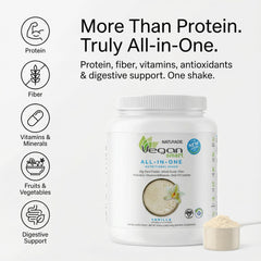 Vegansmart Naturade batido acabado en vaso listo para consumo nutritivo