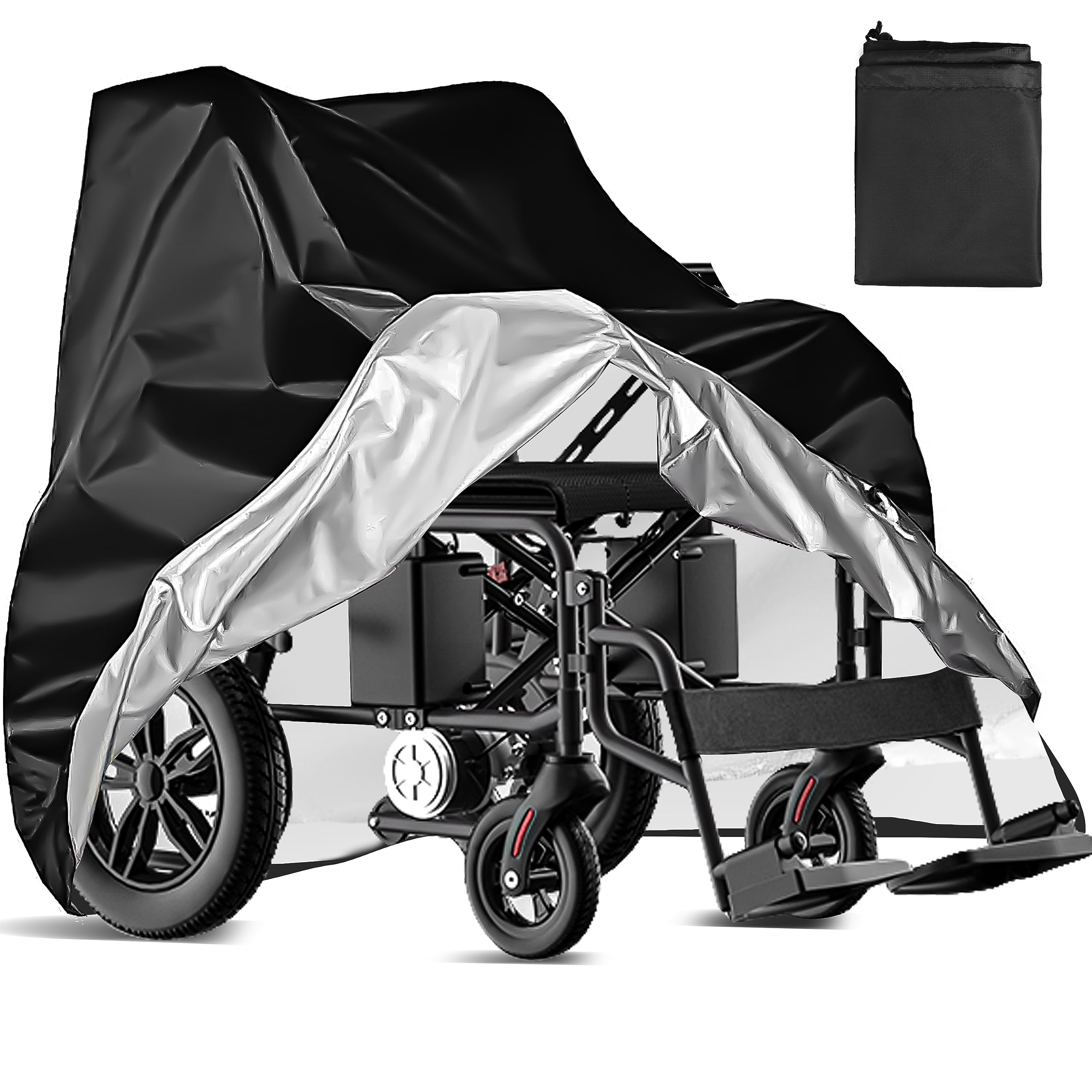 VEGARD funda frontal cubriendo silla eléctrica con protección total