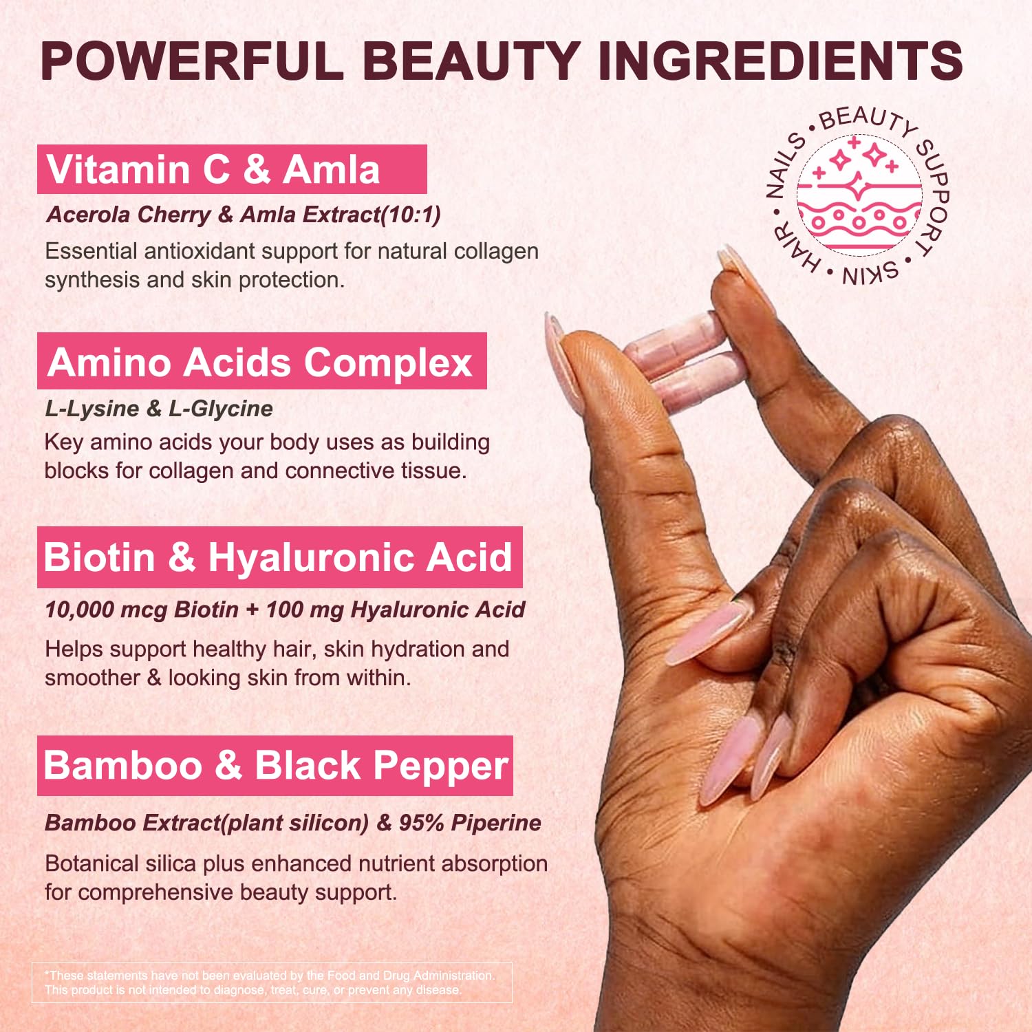 VEGEPOWER etiqueta nutricional clara para información de ingredientes