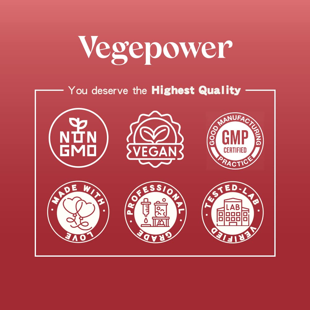 Detalle tabla nutricional VEGEPOWER para revisar ingredientes clave