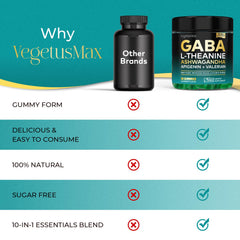 VEGETUSMAX gominolas en entorno relajante para uso nocturno o diurno