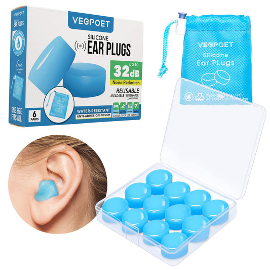 VEGPOET empaque frontal mostrando pack de 12 y estuche, fácil almacenamiento