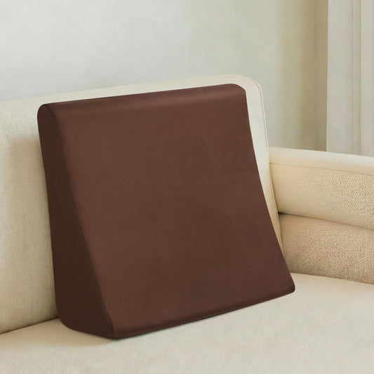 Vekkia vista frontal del cojín lumbar con soporte visible y diseño ergonómico