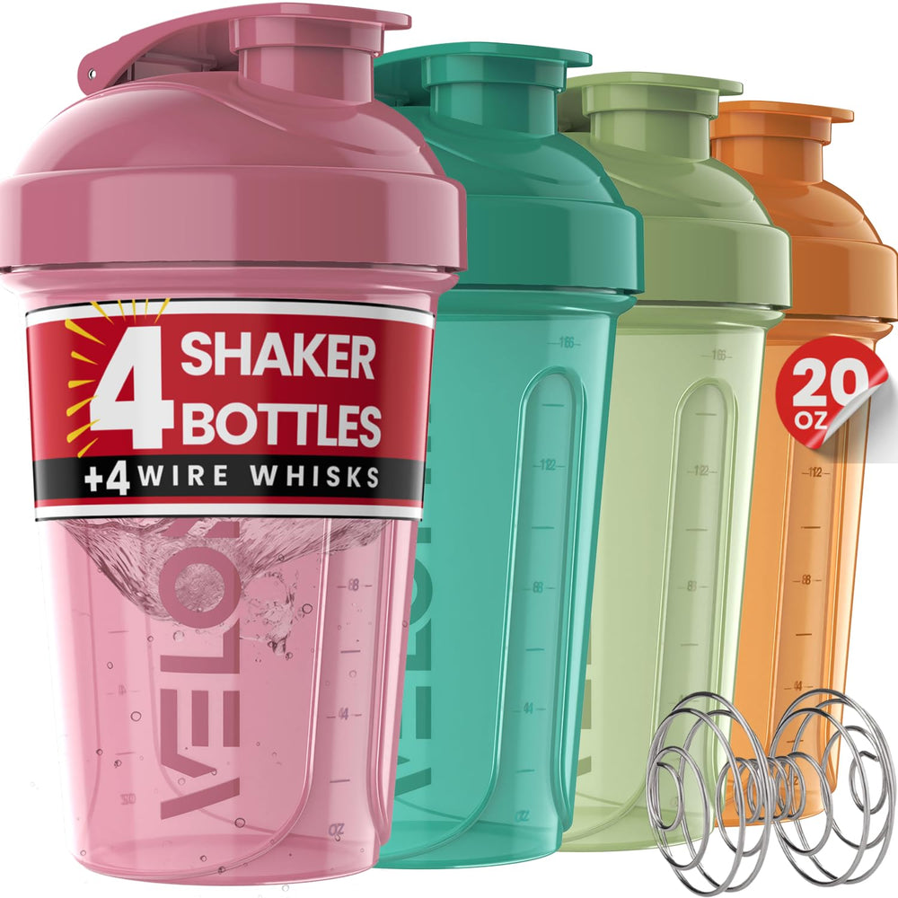 VELOMIX vista frontal del vaso blush wave, diseño ergonómico y color atractivo