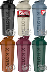 VELOMIX frente del pack de seis botellas mostrando colores tierra y organización
